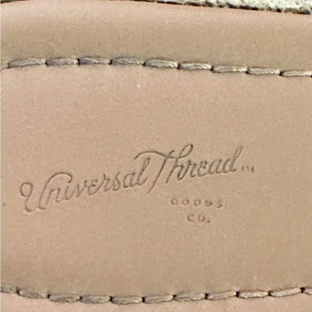 Universal Thread Espadrille Faux Leather Tan Cognac Slides Sandals Size 9.5 - Picture 10 of 11